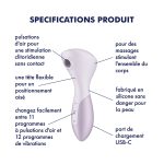 Вібромасажер Satisfyer Wand-erful з вакуумною кліторальною стимуляцією