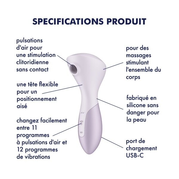 Вібромасажер Satisfyer Wand-erful з вакуумною кліторальною стимуляцією
