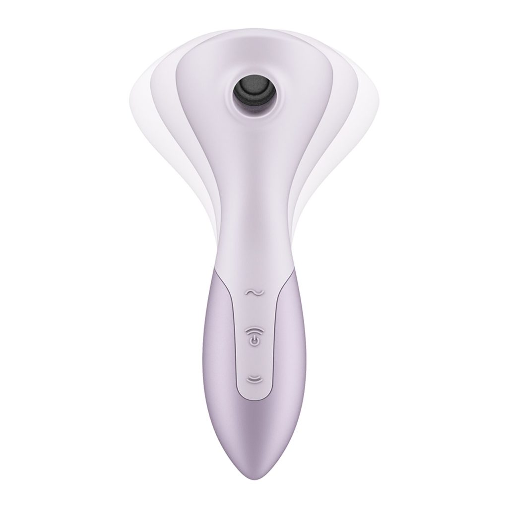 Вібромасажер Satisfyer Wand-erful з вакуумною кліторальною стимуляцією