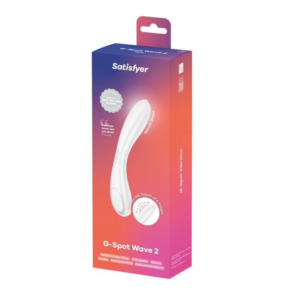 Вібратор Satisfyer G-Spot Wave 2 імітує доторкання пальця