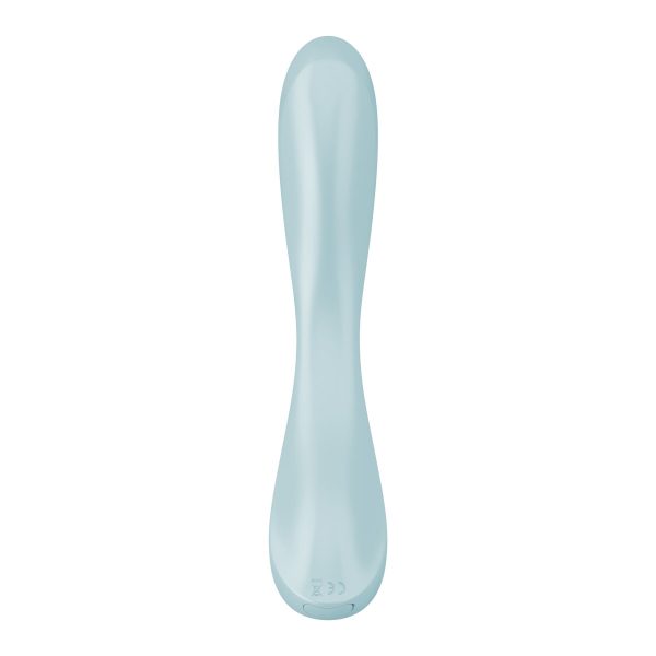 Вібратор Satisfyer G-Spot Wave 2 Ice імітує доторкання пальця