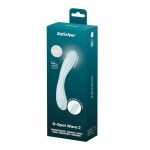 Вібратор Satisfyer G-Spot Wave 2 Ice імітує доторкання пальця
