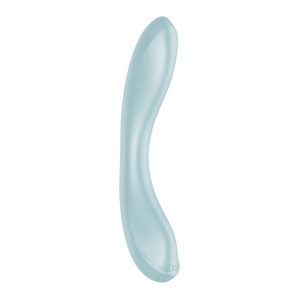 Вібратор Satisfyer G-Spot Wave 2 Ice імітує доторкання пальця
