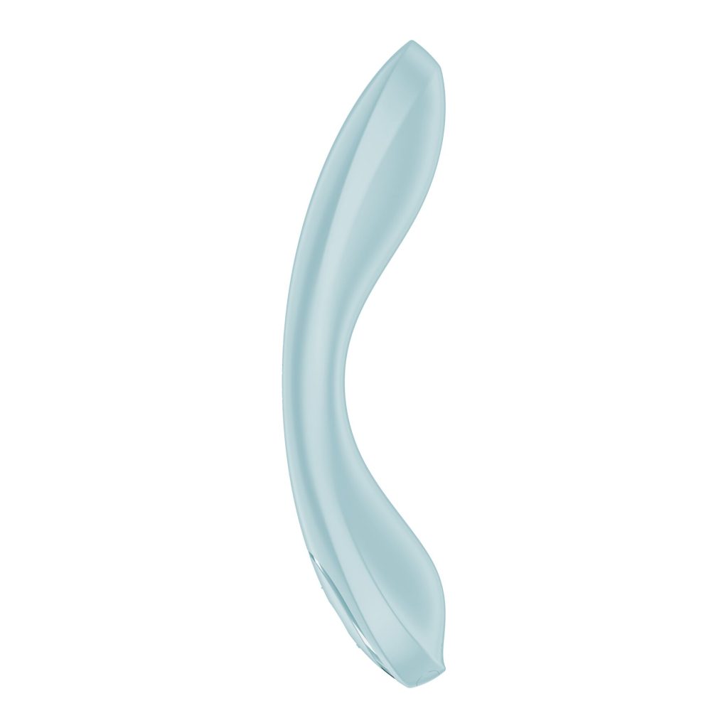 Вібратор Satisfyer G-Spot Wave 2 Ice імітує доторкання пальця