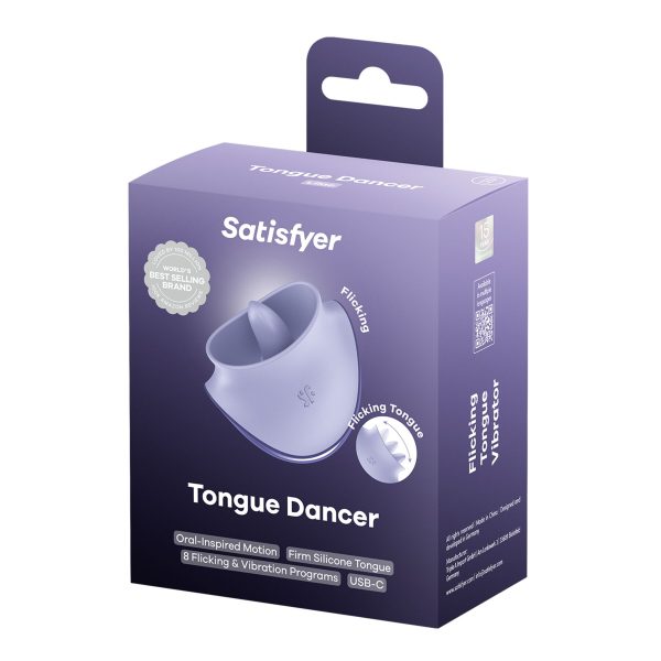 Вібростимулятор для клітора Satisfyer Tongue Dancer з язичком