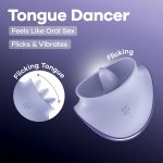Вібростимулятор для клітора Satisfyer Tongue Dancer з язичком