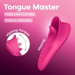 Вібростимулятор для клітора Satisfyer Tongue Master з язичком