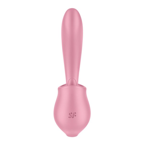 Вагінально-кліторальний вібратор Satisfyer Tongue Genius з язичком