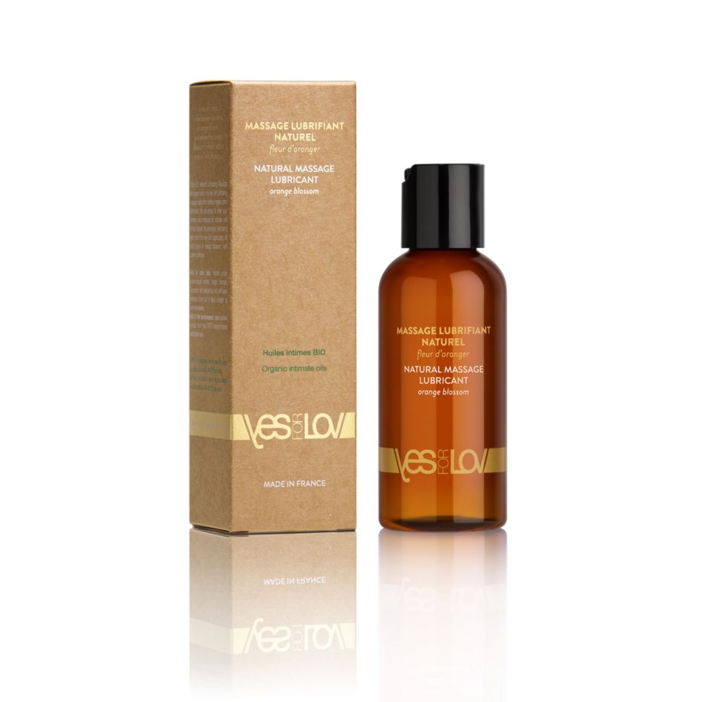 Массажное масло YESforLOV NATURAL MASSAGE LUBRICANT blossom 100 мл, полностью натуральное