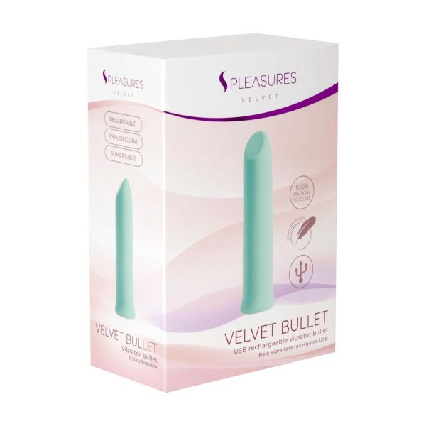 Вибропуля Pleasures Velvet Bullet Candy