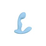 Вибромассажер простаты Pleasures Premium FUZZY, бирюзовый, с рельефом, 10 режимов вибрации