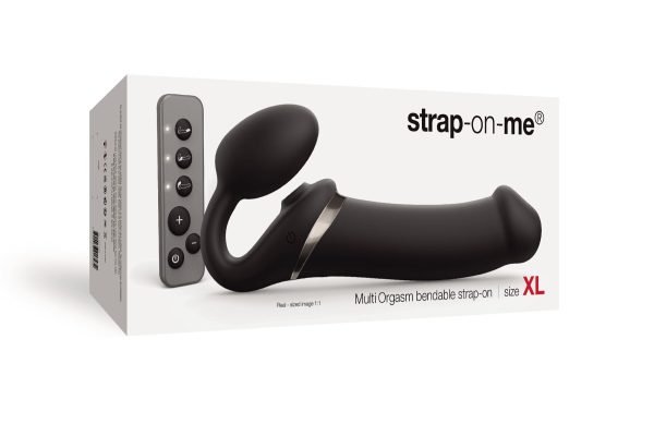 Безремінний вібрострапон з вакуумною стимуляцією Strap-On-Me MULTI ORGASM (м'яте паковання!!!)