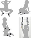 БДСМ-набір LOCKINK YEAHWOW Door Swing & Leg Spreader Bondage set (м'яте паковання!!!)