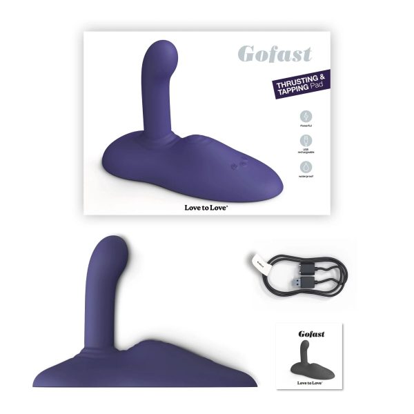 Подвійний sit-on-top пульсатор Love To Love GOFAST - стимуляція клітора та точки G, регулюється