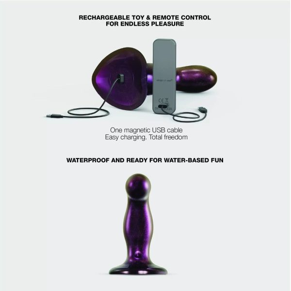 Дилдо с вибрацией Strap-On-Me FINGERING & VIBRATING DILDO - - с манящим движением