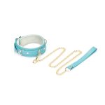 Нашийник з повідцем Liebe Seele Lamb Leather Collar with Velvet Lining