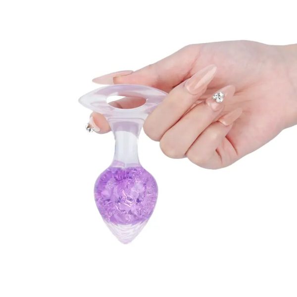 Анальна пробка Liebe Seele Heart-shaped Crystal Anal Plug - Small