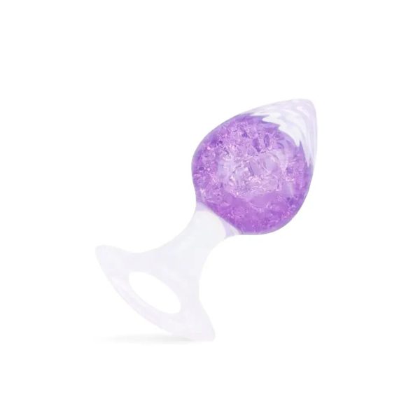 Анальна пробка Liebe Seele Heart-shaped Crystal Anal Plug - Medium