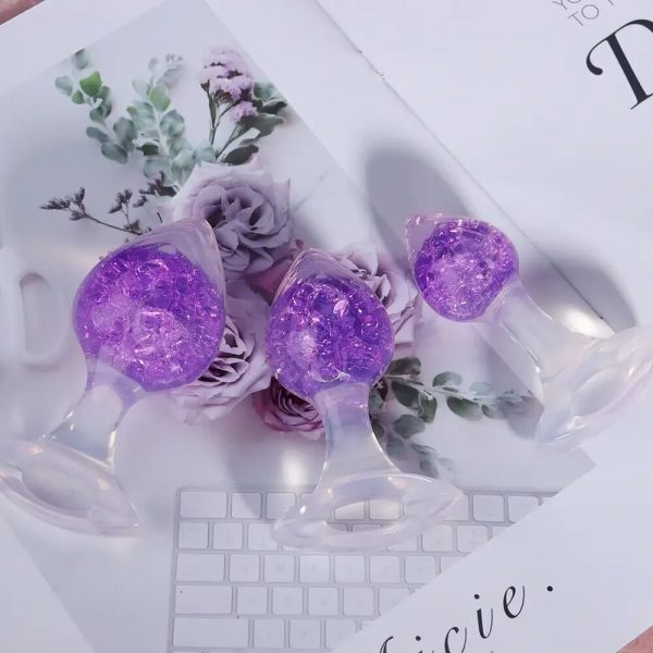 Анальна пробка Liebe Seele Heart-shaped Crystal Anal Plug - Medium