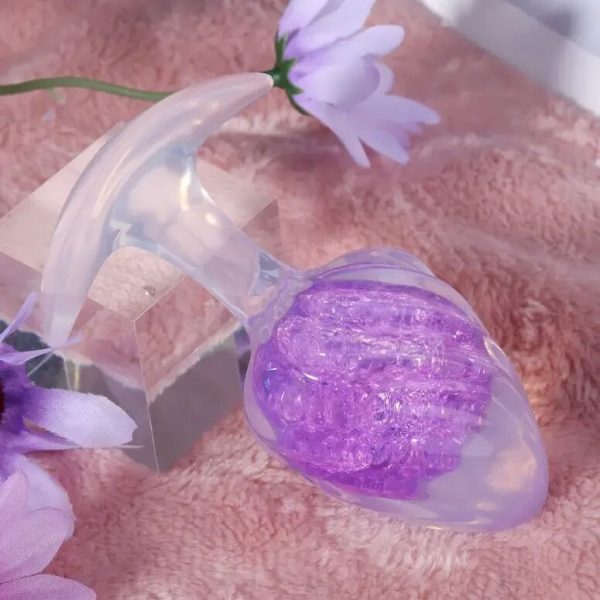 Анальна пробка Liebe Seele Icecream-shaped Crystal Anal Plug - Medium