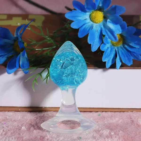 Анальна пробка Liebe Seele Heart-shaped Crystal Anal Plug - Medium