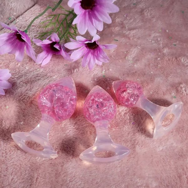 Анальна пробка Liebe Seele Heart-shaped Crystal Anal Plug - Small