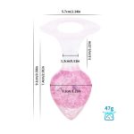Анальна пробка Liebe Seele Heart-shaped Crystal Anal Plug - Small