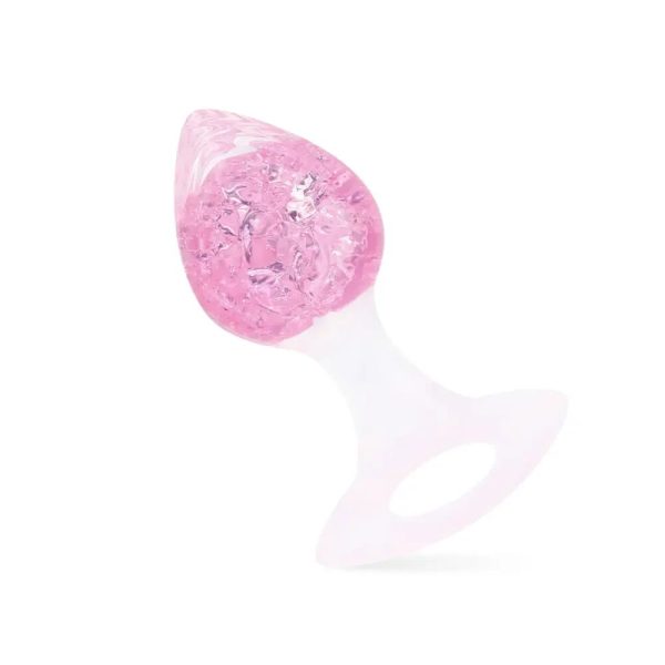 Анальна пробка Liebe Seele Heart-shaped Crystal Anal Plug - Medium
