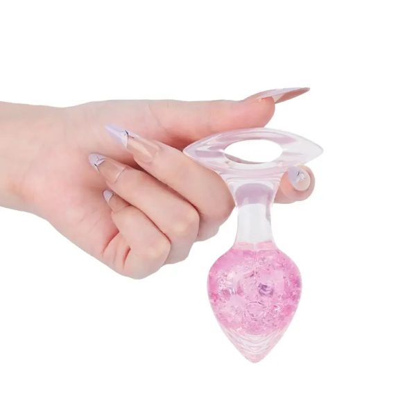 Анальна пробка Liebe Seele Heart-shaped Crystal Anal Plug - Medium