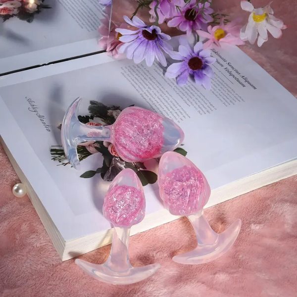 Анальна пробка Liebe Seele Icecream-shaped Crystal Anal Plug - Small