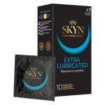 Безлатексні преміум-презервативи SKYN Extra Lubricated 10 шт, на 40 % більше змазки