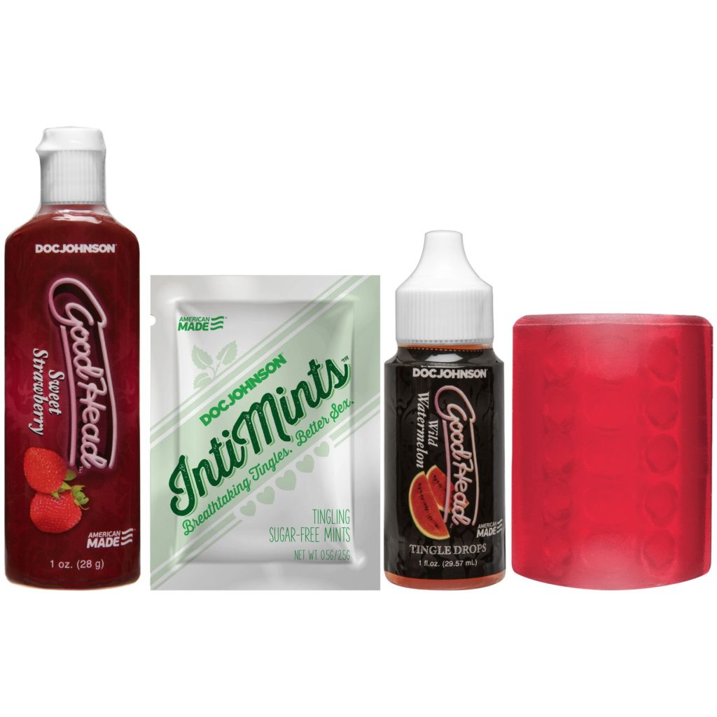 Набор для минета Doc Johnson GoodHead Fundamentals Kit, zip-пакет