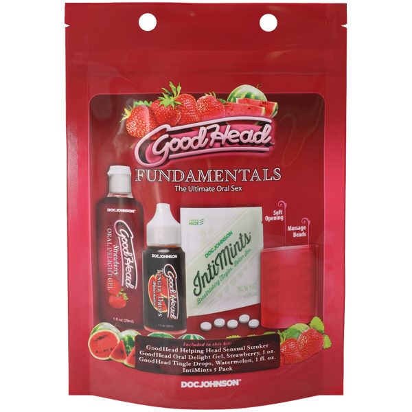 Набор для минета Doc Johnson GoodHead Fundamentals Kit, zip-пакет